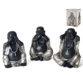 BUDA NEGRO 15X12X22CM SURTIDO RESINA