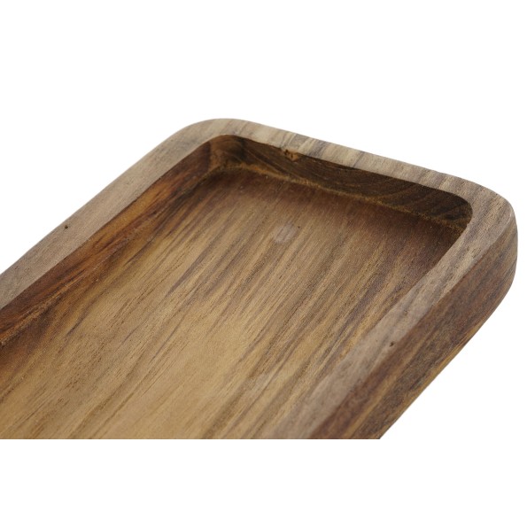 TABLA TECA 41X10X2 DECORATIVA NATURAL MARRON