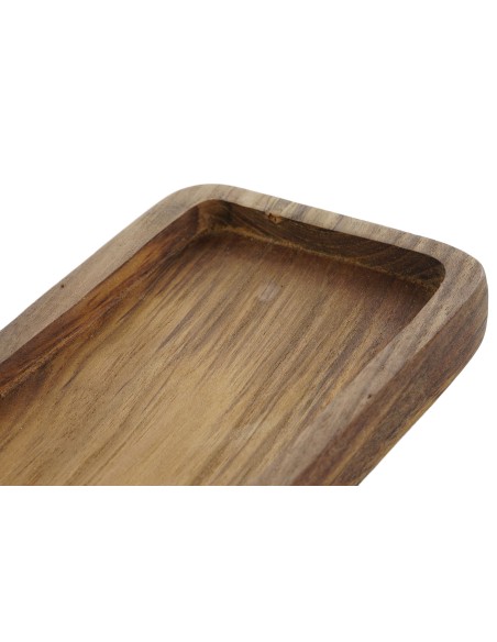 TABLA TECA 41X10X2 DECORATIVA NATURAL MARRON