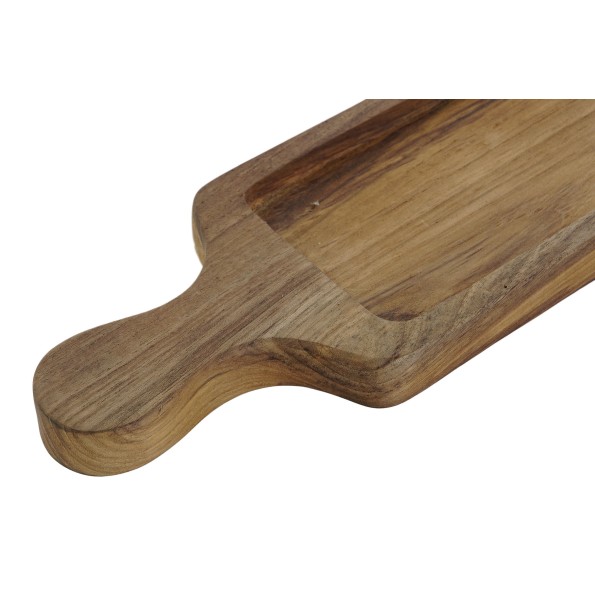 TABLA TECA 41X10X2 DECORATIVA NATURAL MARRON