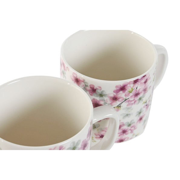 MUG PORCELANA 12X8,5X10 380ML, ALMENDRO 2 SURT.