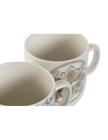 MUG PORCELANA 12X8,5X10 380ML, DELHI 2 SURT.