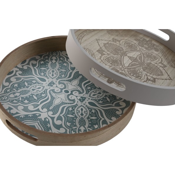 BANDEJA MDF 35X35X5 DELHI 2 SURT.