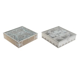 CAJA INFUSIONES MDF 24X24X6,5 DELHI 2 SURT.