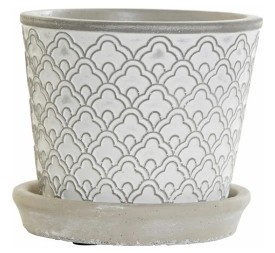 MACETERO CEMENTO 12,6X12,6X11 PLATO GRIS