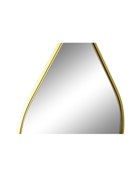 ESPEJO HIERRO 27X1X46 PARED DORADO GOTA