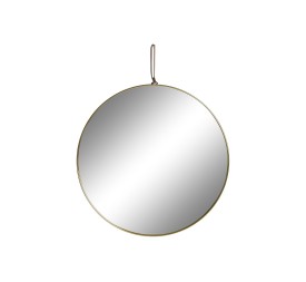 ESPEJO METAL 40X1X40 DORADO REDONDO