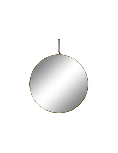 ESPEJO METAL 40X1X40 DORADO REDONDO