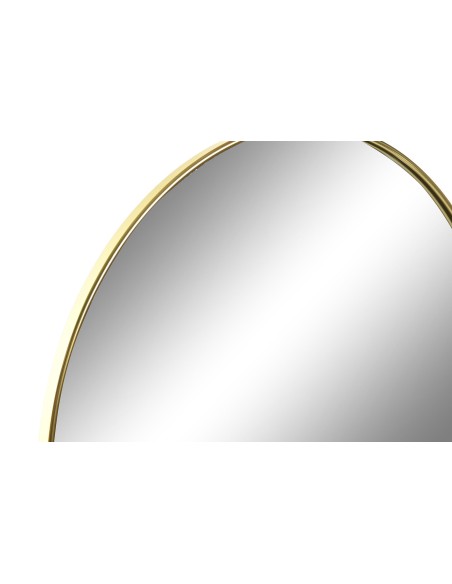 ESPEJO METAL 40X1X40 DORADO REDONDO
