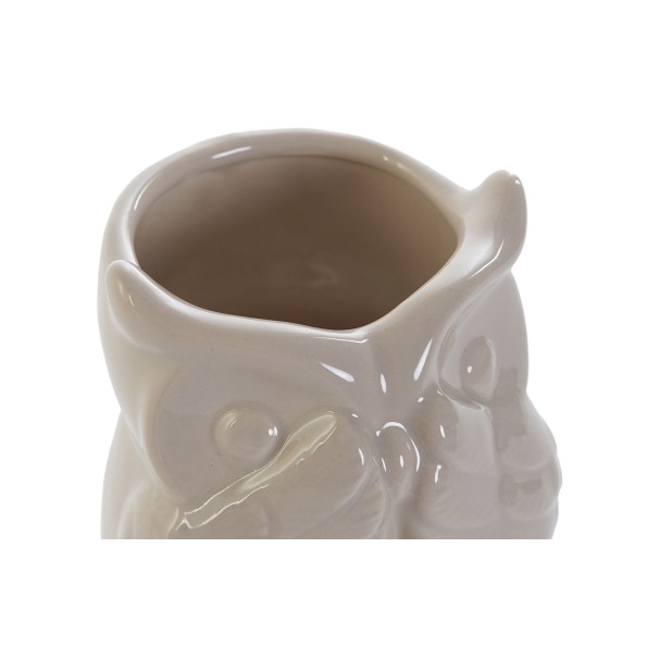 JARRON PORCELANA 9X8,5X12,2 BUHO 3 SURT.