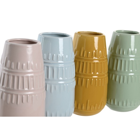 JARRON PORCELANA 11X11X20 4 SURT.