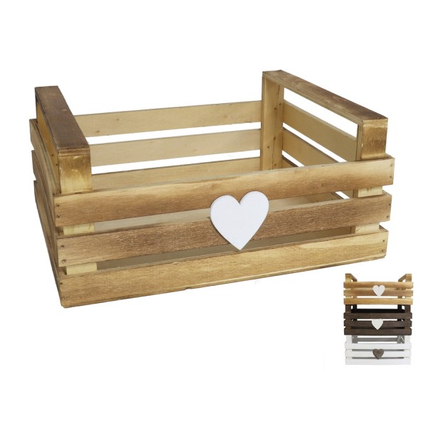 CAJAS CORAZON 29X24X13 - MADERA
