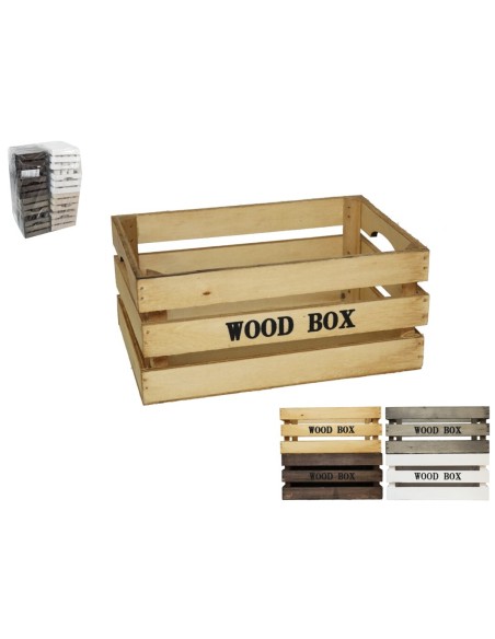 CAJA MADERA BUMP 4COL SURT 22X15X10 CM