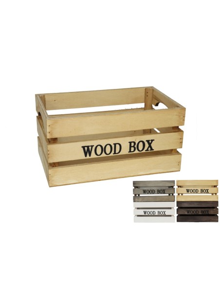 CAJA MADERA BUMP 4COL SURT 26X16X13 CM