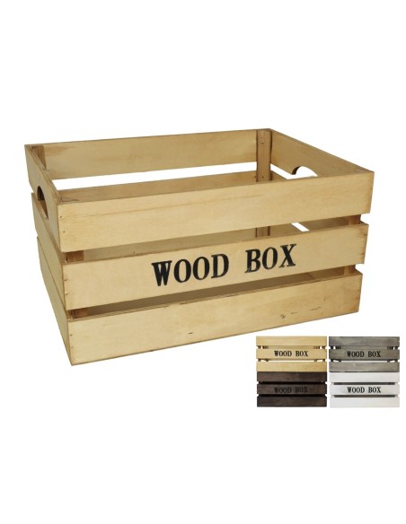CAJA MADERA BUMP 4COL SURT 36X26X18 CM