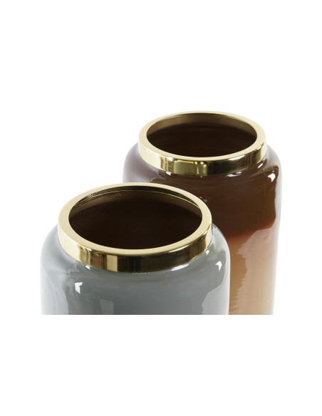 JARRON HIERRO 14X14X30 LACADO 2 SURT.