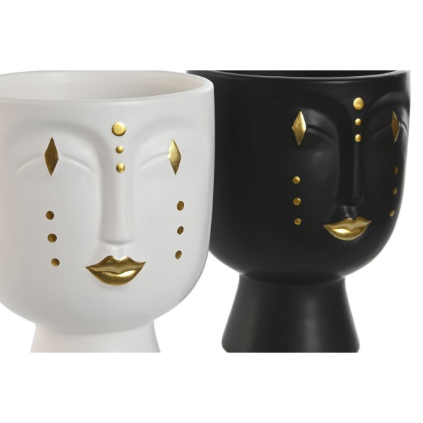 JARRON DOLOMITE 15X15X21 CARA DORADO 2 SURT.