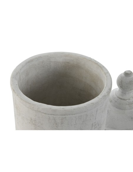 TIBOR CEMENTO 15X15X25 DESGASTADO GRIS