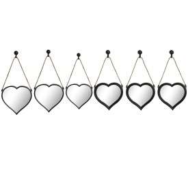 ESPEJO SET 3 PP ESPEJO 27X3X27 CORAZON 2 SURT.
