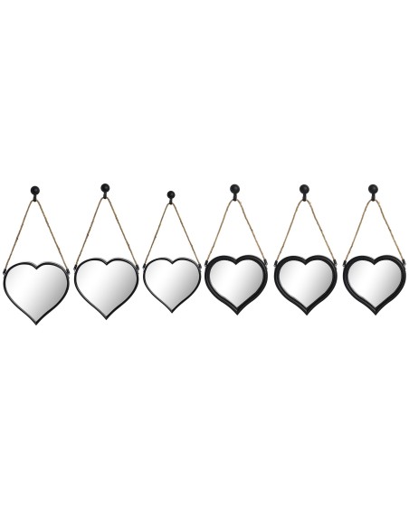 ESPEJO SET 3 PP ESPEJO 27X3X27 CORAZON 2 SURT. ESPEJO SET 3 PP ESPEJO 27X3X27 CORAZON 2 SURT.