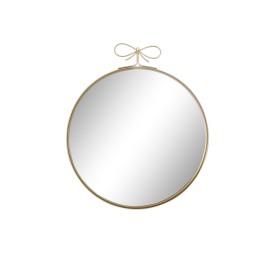 ESPEJO HIERRO CRISTAL 60X2,5X70 DORADO