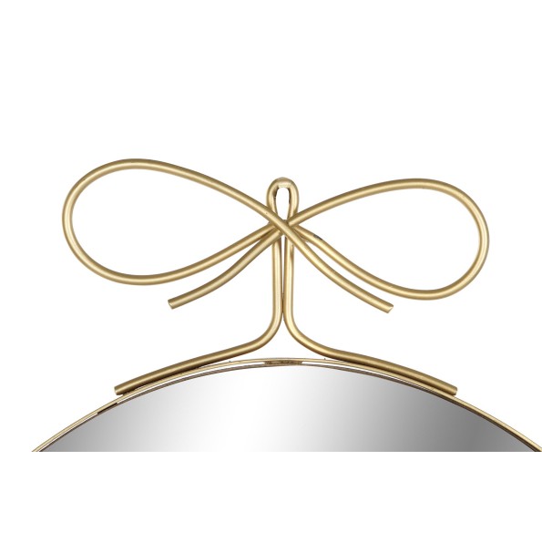 ESPEJO HIERRO CRISTAL 45X2,5X70 DORADO