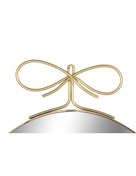 ESPEJO HIERRO CRISTAL 45X2,5X70 DORADO