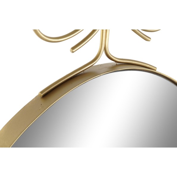 ESPEJO HIERRO CRISTAL 45X2,5X70 DORADO