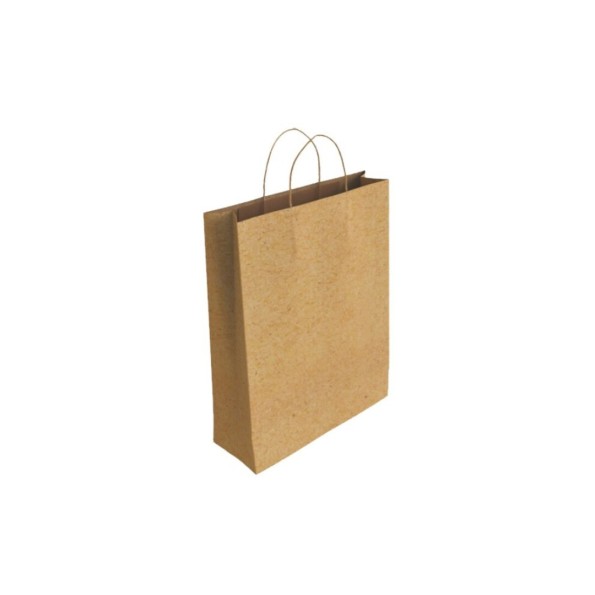 BOLSA PAPEL KRAFT MARRON 24X10X32 CM