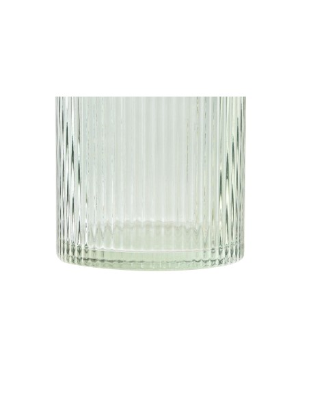 JARRON CRISTAL RECTO COLORES NEUTROS 10X10X20 3 SURT.