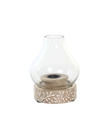 PORTAVELA MANGO CRISTAL 14X14X16 TALLADO