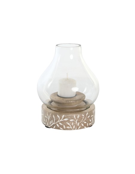 PORTAVELA MANGO CRISTAL 14X14X16 TALLADO