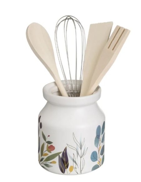 PORTA UTENSILIOS BERRIES STONEWARE 12 X12X13CM