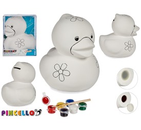 HUCHA PARA PINTAR PATO GRANDE 16,8 x 17 x 20 cm.