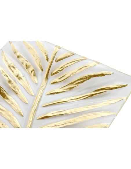 CENTRO MESA CRISTAL 29X21X3 HOJA TRANSPARENTE