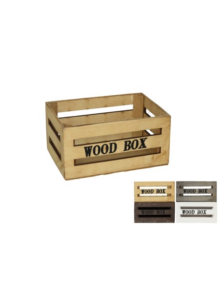 CAJA MADERA BUMP 4COL SURT 16X10.5X8.5CM