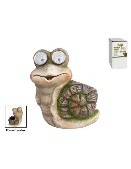 CARACOL LUZ SOLAR 14,1X13X7,2CM