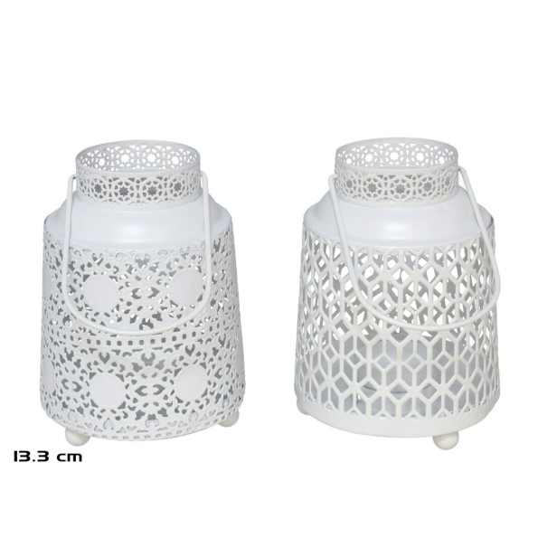 FAROL SWEET DECORADO 2 SRT 9,5X9,5X13,3CM