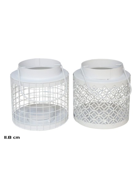 FAROL SATURNO DECORADO 2 SRT 12,2X12,2X11,8CM