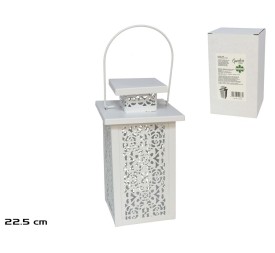 FAROL INDI DECORADO 2 SRT 12,3X12,3X22,5CM