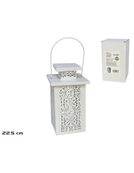 FAROL INDI DECORADO 2 SRT 12,3X12,3X22,5CM