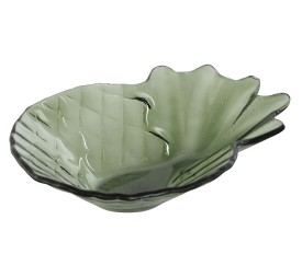 CENTRO MESA CRISTAL 24X17X5 PIÑA 2 SURT.