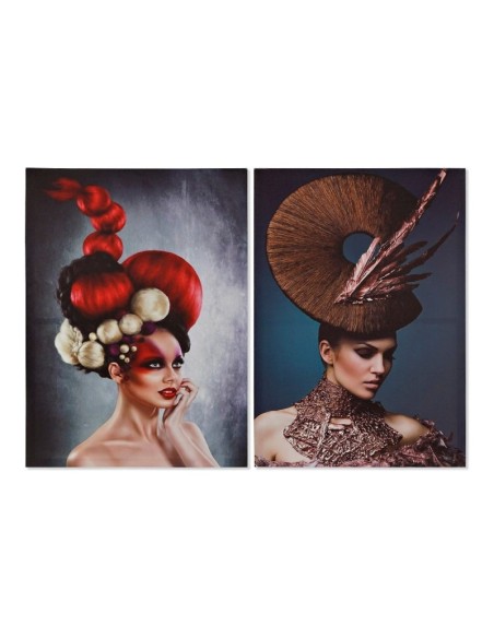 CUADRO LIENZO PINO 50X1,8X70 MUJER 2 SURT.