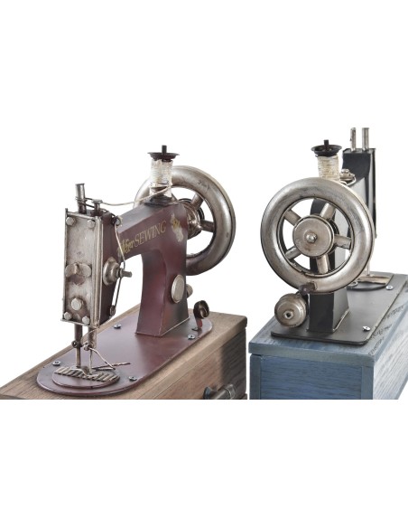 DECORACION METAL 23X12X23,5 MAQUIN COSER 2 SURT.