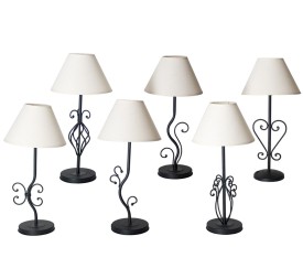 LAMPARA FORJA SOBREMESA SURTIDA