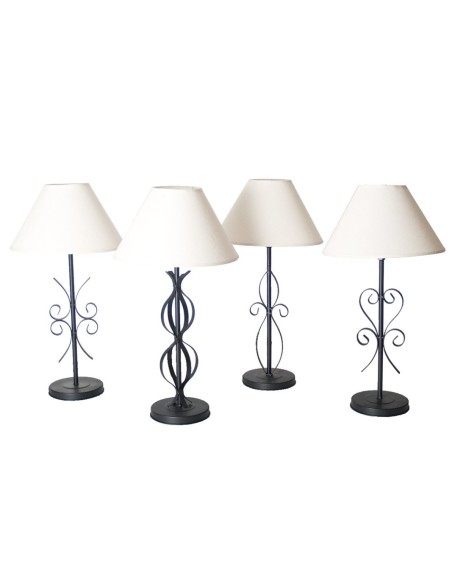 LAMPARA FORJA SOBREMESA SURTIDA