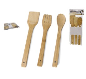 SET UTENSILIOS DE COCINA X3 - BAMBU