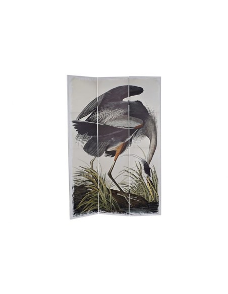 BIOMBO LIENZO PINO 121,5X2,5X180 GARZA MULTICOLOR