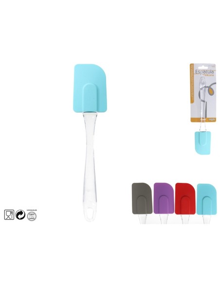 ESPATULA DE SILICONA 4 COL. SURT 24,5X5X