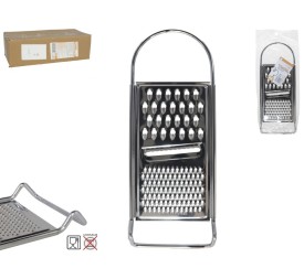 RALLADOR ACERO INOX. 3 FUNCIONES 29,5X11CM